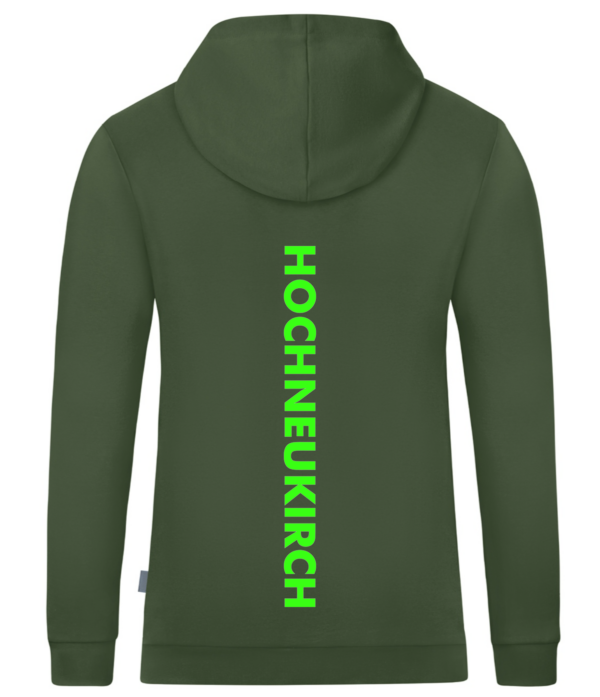 1908 Kapuzensweat Organic (oliv) – Bild 2